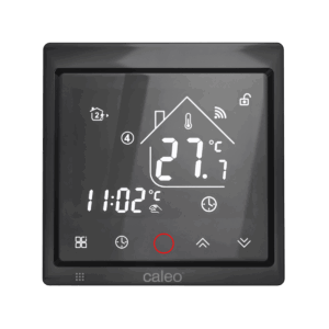Терморегулятор CALEO С936 Wi-Fi Black Lux встраиваемый
