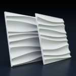 Гипсовая 3D панель Волна двойная Gesso 3D