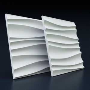 Гипсовая 3D панель Волна двойная Gesso 3D