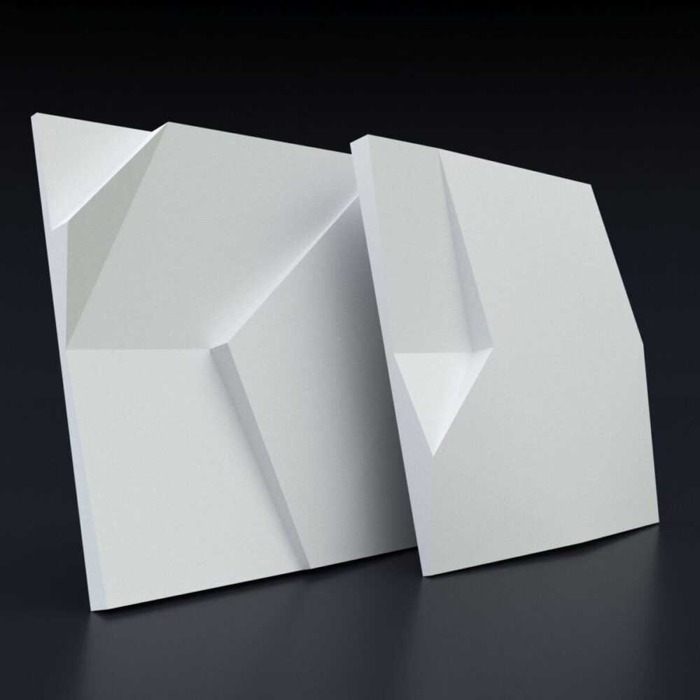 Гипсовая 3D панель Излом Gesso 3D Гипсовая 3D панель Излом Gesso 3D