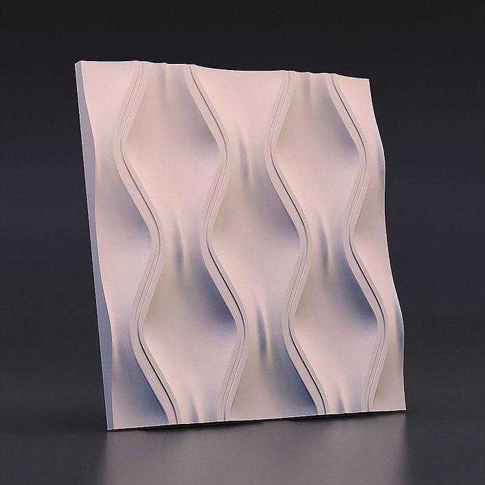 Гипсовая 3D панель Текущий песок Gesso 3D Гипсовая 3D панель Текущий песок Gesso 3D