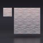 Гипсовая 3D панель Острые волны Gesso 3D