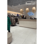 Гипсовая 3D панель Рейка вогнутая Gesso 3D