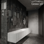Гипсовая панель Domino 1 Gesso 3D