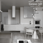 Гипсовая 3D панель Рейка Gesso 3D