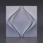 Гипсовая 3D панель Мягкий ромб Gesso 3D