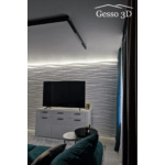 Гипсовая 3D панель Волна двойная Gesso 3D