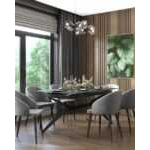 Стол обеденный Олимпия раскладной 160-210*90 керамика темная УТ000034893 Stool Group