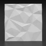 Гипсовая 3D панель Оригами Gesso 3D