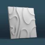 Гипсовая 3D панель Разводы Gesso 3D