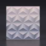 Гипсовая 3D панель Гексакуб Gesso 3D
