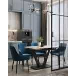 Стол обеденный Клео раскладной 120-180*80 керамика светлая УТ000034952 Stool Group