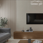 Гипсовая 3D панель Штрих-код Gesso 3D
