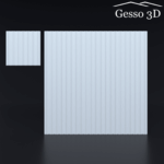 Гипсовая 3D панель Шанхай Gesso 3D
