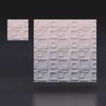Гипсовая 3D панель Окна Gesso 3D