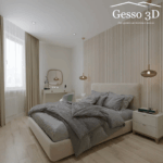 Гипсовая 3D панель Рейка Тикс Gesso 3D