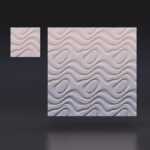 Гипсовая 3D панель Интер Gesso 3D