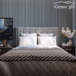Гипсовая 3D панель Штрих-код Gesso 3D