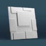 Гипсовая 3D панель Квадрат Gesso 3D
