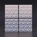 Гипсовая 3D панель Гексакуб Gesso 3D