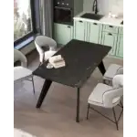 Стол обеденный Пандора раскладной 160-240*90 керамика темная УТ000034891 Stool Group