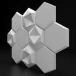 Гипсовая 3D панель Bevel Gesso 3D