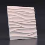 Гипсовая 3D панель Острые волны Gesso 3D
