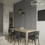 Гипсовая 3D панель Рейка Тикс Gesso 3D