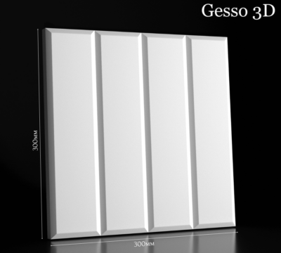 Гипсовая панель blanco gesso 3d