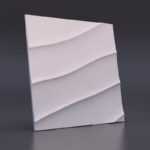 Гипсовая 3D панель Волна диагональная крупная Gesso 3D