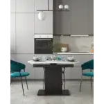 Стол обеденный Хлоя раскладной 120-180*90 керамика светлая УТ000034950 Stool Group