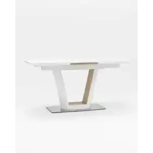 Стол обеденный Атланта раскладной 160-200*90 глянцевый белый УТ000002660 Stool Group