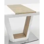 Стол обеденный Атланта раскладной 160-200*90 глянцевый белый УТ000002660 Stool Group