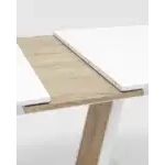 Стол обеденный Атланта раскладной 160-200*90 глянцевый белый УТ000002660 Stool Group