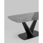 Стол обеденный Аврора 160*90 керамика черная УТ000036908 Stool Group