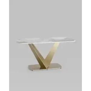 Стол обеденный Аврора 160*90 керамика светлая УТ000034889 Stool Group