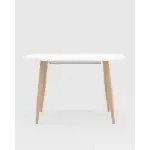 Стол обеденный Берген раскладной 120-180*80 белый УТ000003493 Stool Group