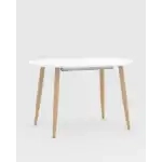 Стол обеденный Берген раскладной 120-180*80 белый УТ000003493 Stool Group