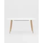 Стол обеденный Берген раскладной 160-190-220*90 белый УТ000003492 Stool Group
