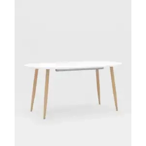 Стол обеденный Берген раскладной 160-190-220*90 белый УТ000003492 Stool Group