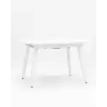 Стол обеденный Чикаго раскладной 120-160*90 белый УТ000002134 Stool Group