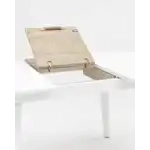 Стол обеденный Чикаго раскладной 120-160*90 белый УТ000002134 Stool Group