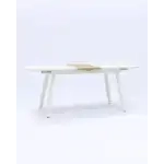 Стол обеденный Чикаго раскладной 160-200*90 белый УТ000002135 Stool Group