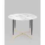 Стол обеденный Даймакс 110*110 белый мрамор УТ000036109 Stool Group