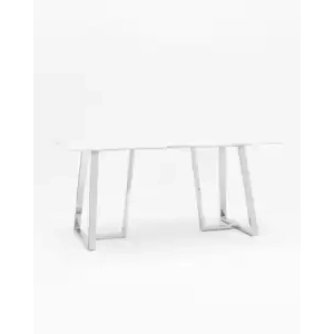 Стол обеденный Даллас 160*90 белый стеклянный УТ000002668 Stool Group