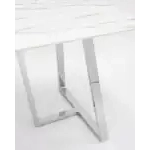Стол обеденный Даллас 160*90 белый стеклянный УТ000002668 Stool Group