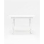 Стол обеденный Детройт раскладной 120-160*80 белый УТ000002653 Stool Group
