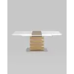 Стол обеденный Генуя раскладной 160-200*90 белый УТ000035015 Stool Group