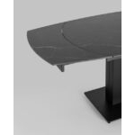 Стол обеденный Хлоя раскладной 120-180*90 керамика темная УТ000034951 Stool Group