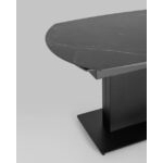 Стол обеденный Хлоя раскладной 120-180*90 керамика темная УТ000034951 Stool Group